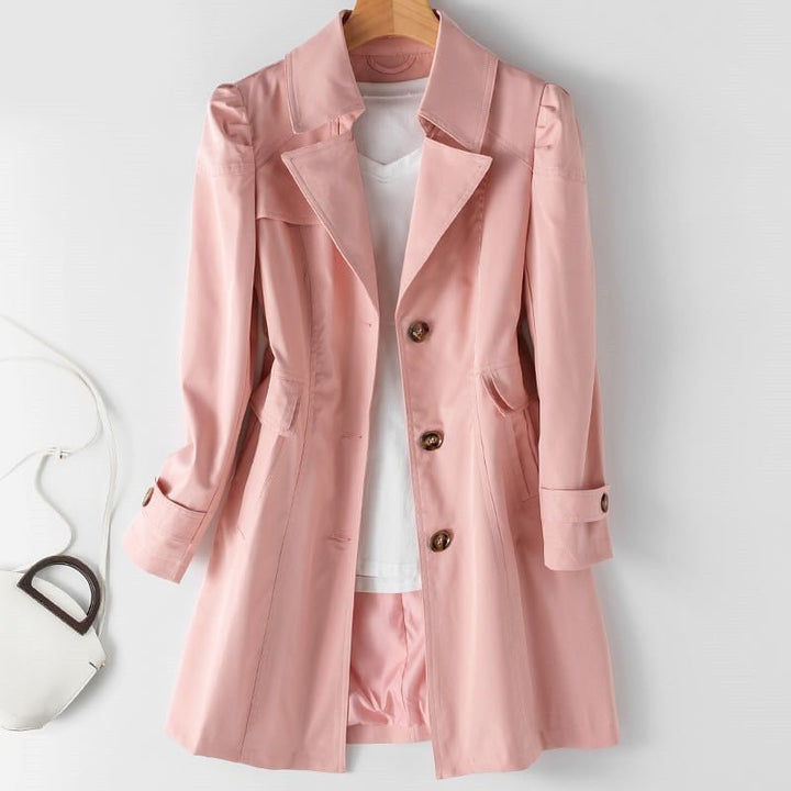Chamora – Modischer Damen Trenchcoat Schwarz für Vielseitige Anlässe 3