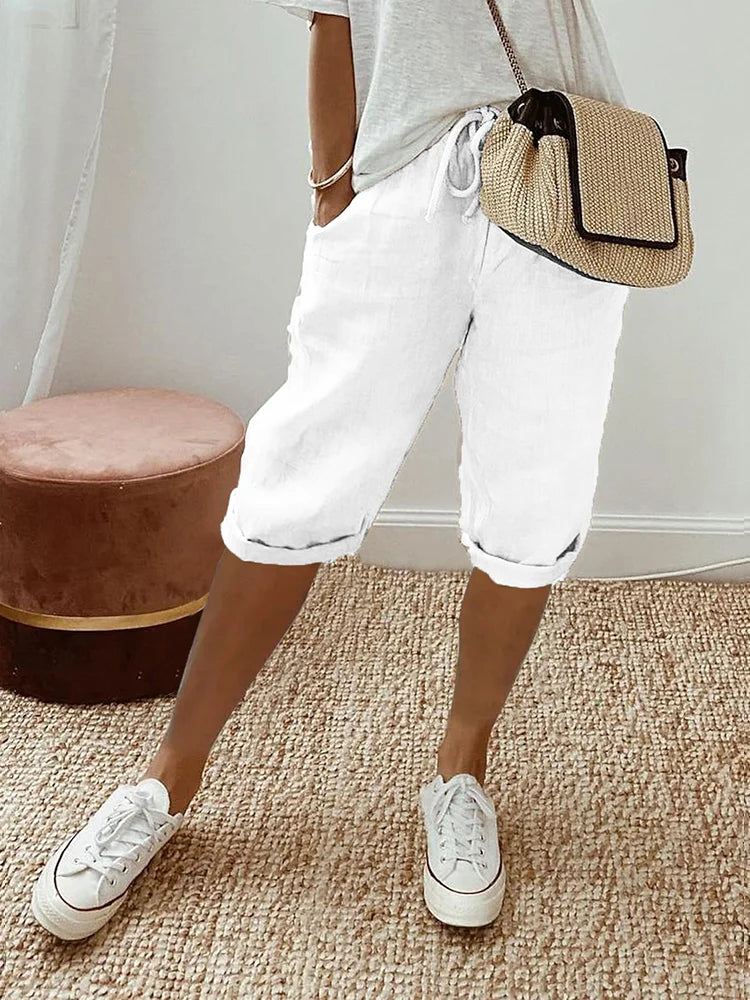 Damen Shorts mit Kordelzug – Bequem und Stilvoll für Sommer Freizeit & Sport 2