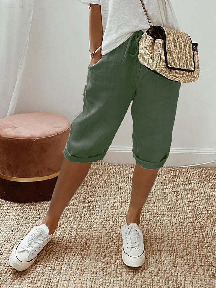 Damen Shorts mit Kordelzug – Bequem und Stilvoll für Sommer Freizeit & Sport 3