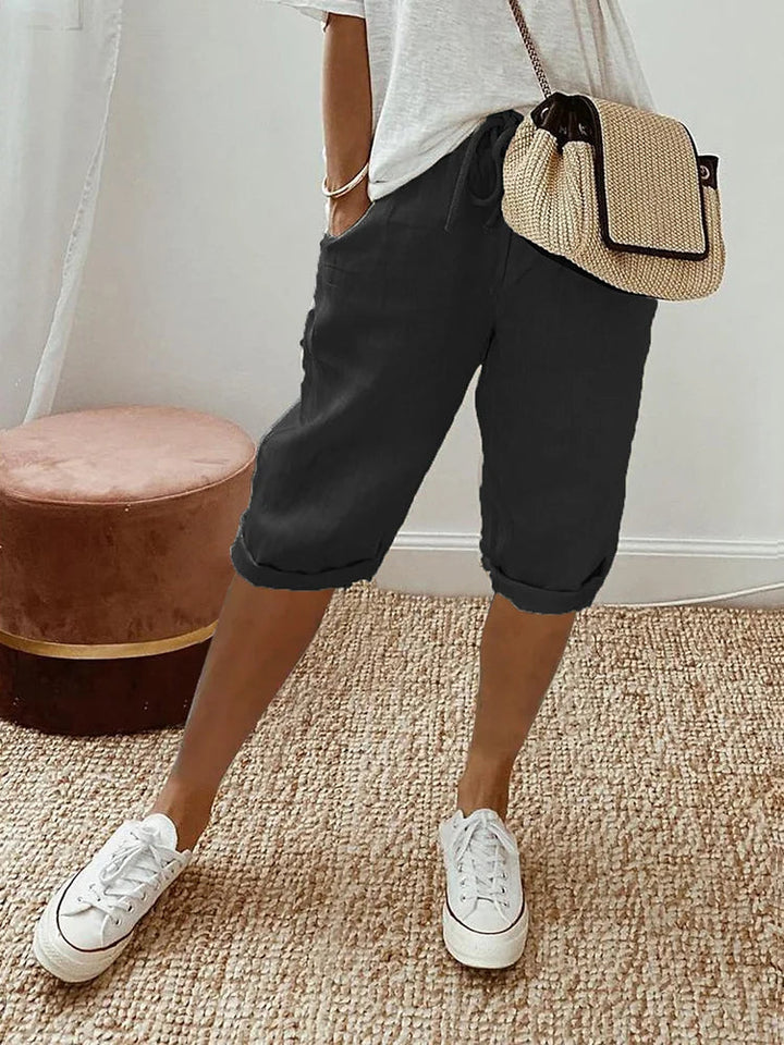Damen Shorts mit Kordelzug – Bequem und Stilvoll für Sommer Freizeit & Sport 4