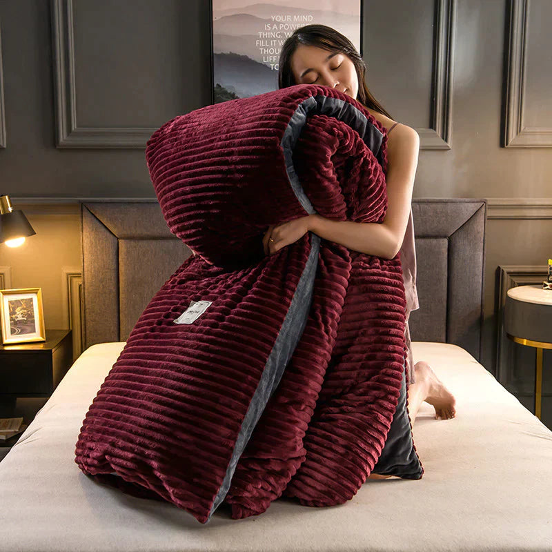 DreamWeave – Luxuriöser Duvetbezug aus Samt-Fleece für Ultimativen Schlafkomfort 2