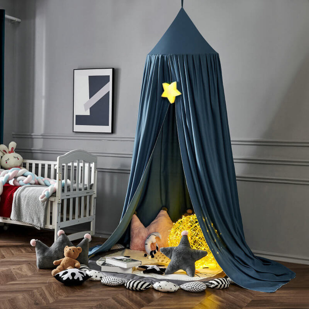 Dreamveil Betthimmel – Eleganter Baldachin für Kinderzimmer, Babybett Himmel aus weichem Polyester 14
