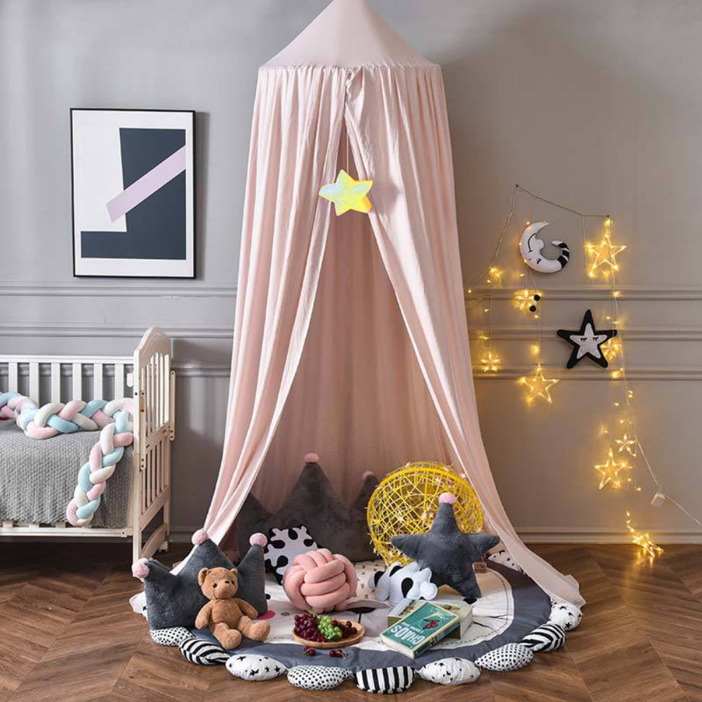 Dreamveil Betthimmel – Eleganter Baldachin für Kinderzimmer, Babybett Himmel aus weichem Polyester 4