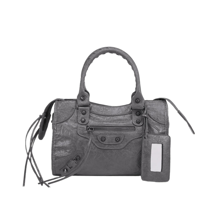 Echtleder Damenhandtasche Schwarz – Elegante Handtasche für Stilvolle Frauen 4