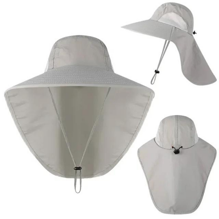 Freja – Atmungsaktiver Sonnenhut Damen mit UV-Schutz und Kordelzug für Sommeraktivitäten 2