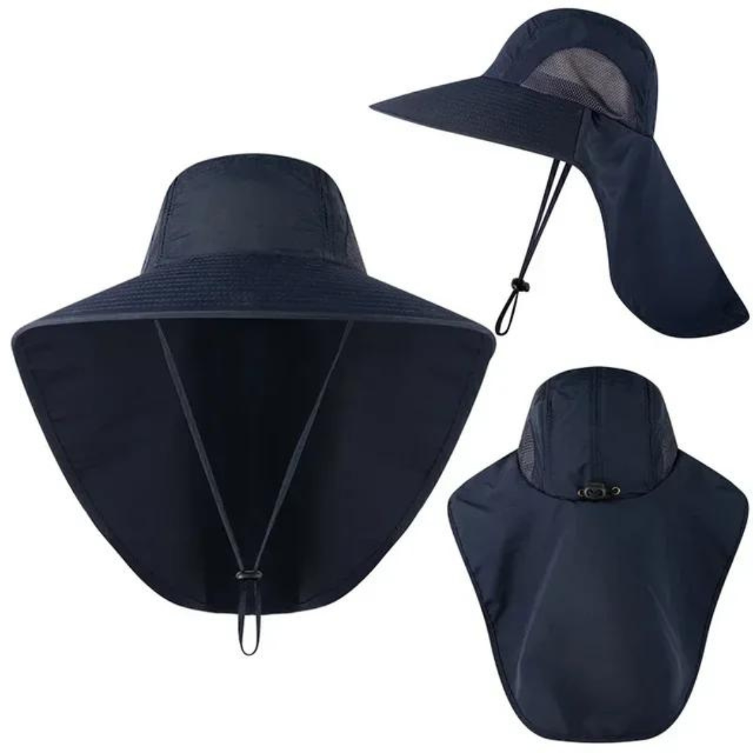 Freja – Atmungsaktiver Sonnenhut Damen mit UV-Schutz und Kordelzug für Sommeraktivitäten 3