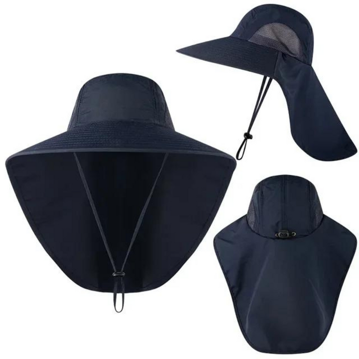 Freja – Atmungsaktiver Sonnenhut Damen mit UV-Schutz und Kordelzug für Sommeraktivitäten 3