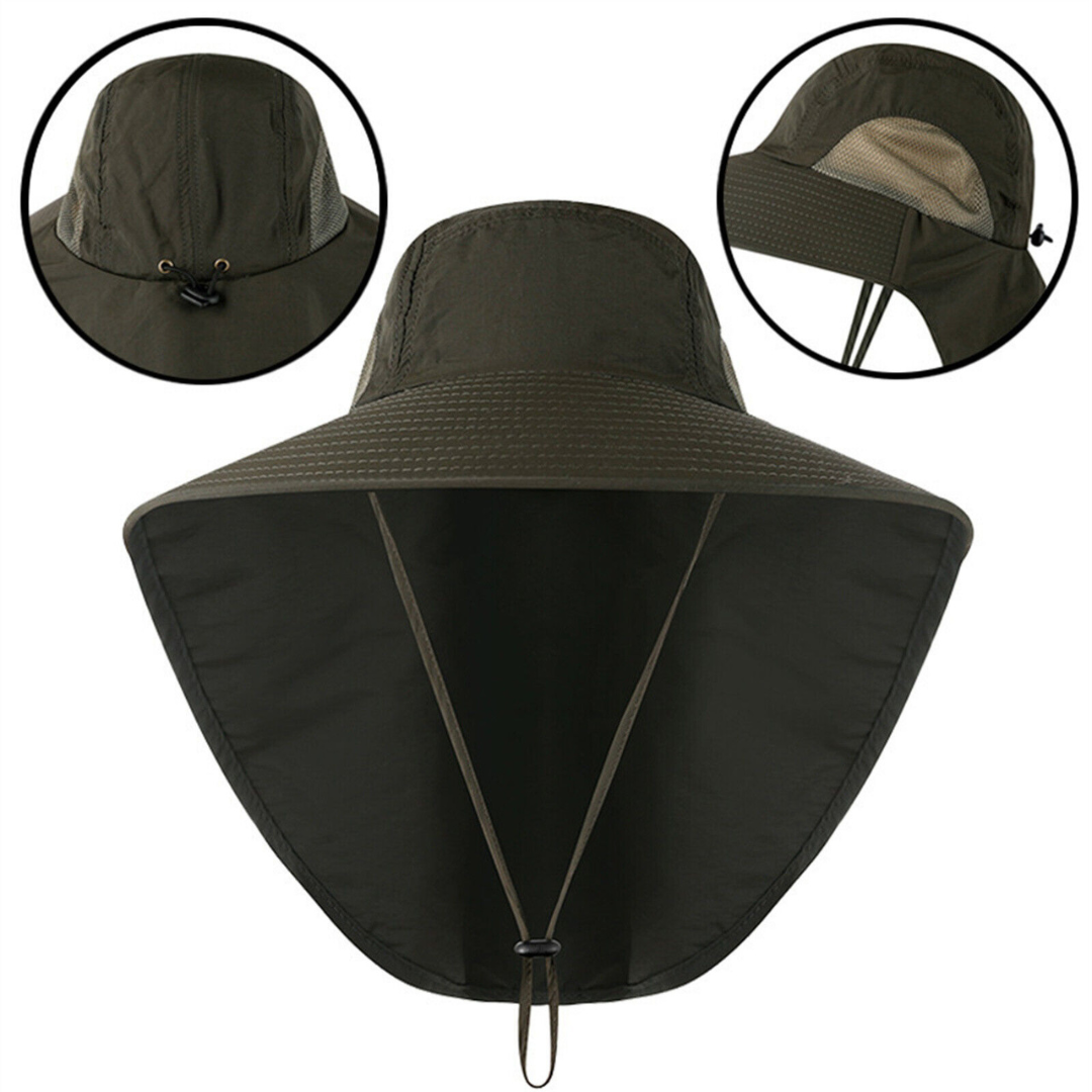 Freja – Atmungsaktiver Sonnenhut Damen mit UV-Schutz und Kordelzug für Sommeraktivitäten 5