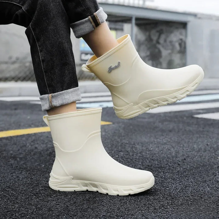 Gefütterte Gummistiefel Herren – Wasserdicht, Rutschfest, Komfortabel für Outdoor 4