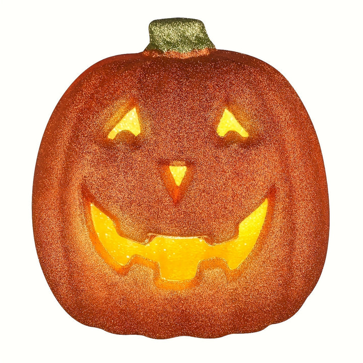 Luminöse Halloween Kürbis Deko – Batteriebetriebene Jack O'Lantern für Innen und Außen 2