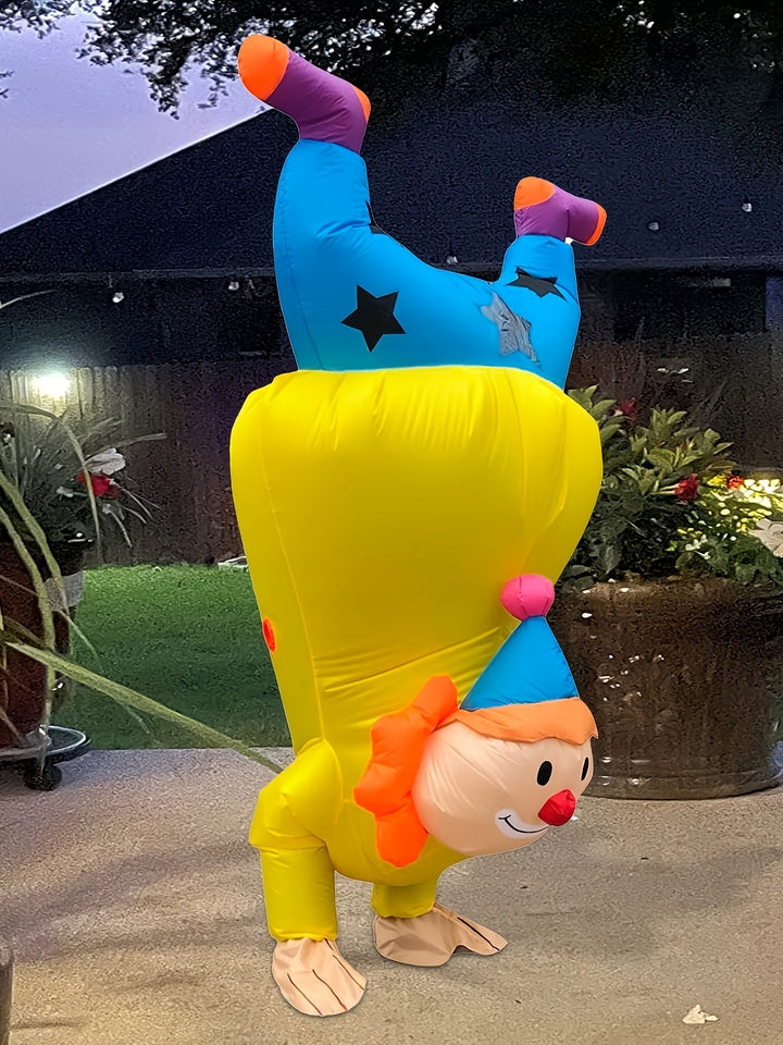 Lustiges aufblasbares Clownkostüm für Halloween – Ideal für Erwachsene 2