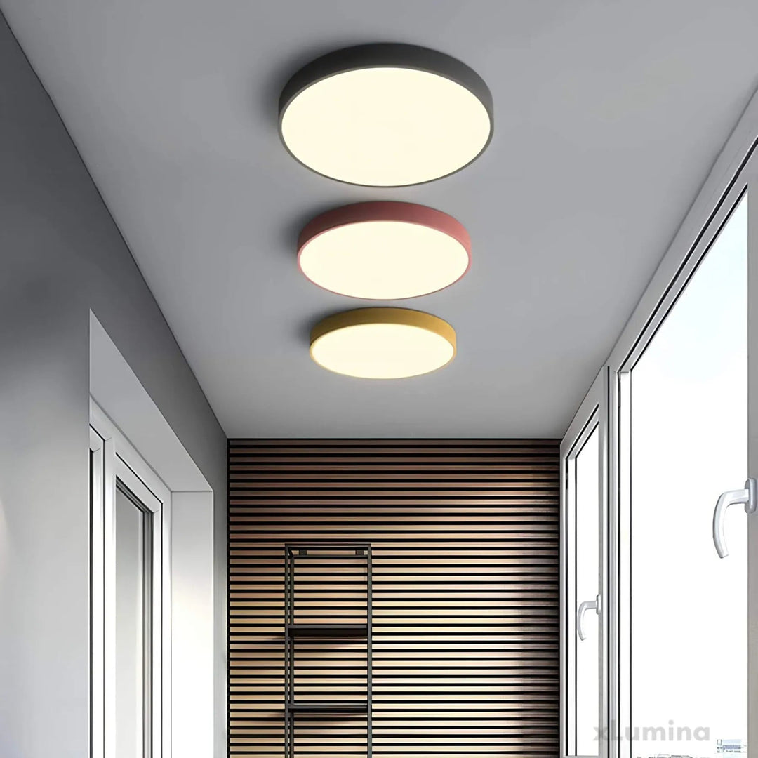 Moderne Deckenleuchte mit Fernbedienung und Dimmbarkeit – Farbwechselnde ChromaCraft Leuchte 3