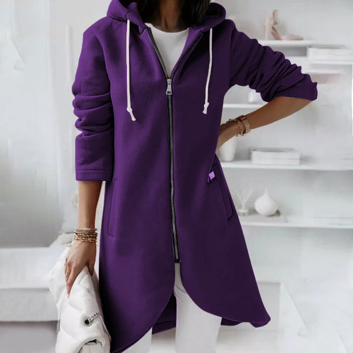Modische Damenjacke mit Kapuze und Reißverschluss – Warm, Bequem & Vielseitig 7
