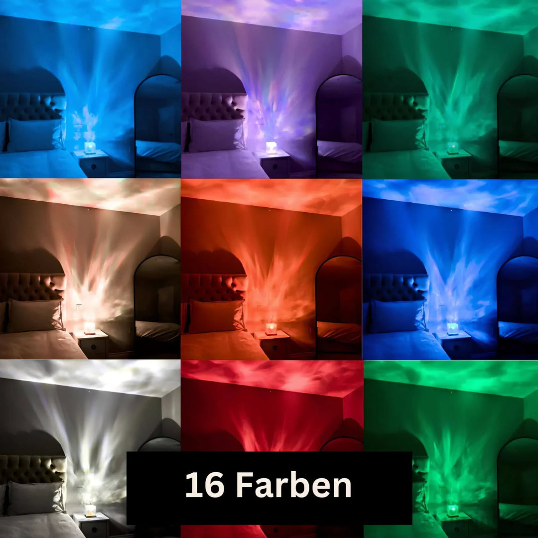 Nordlicht Lampe mit 16 Farben und Einstellbarer Helligkeit – Entspannende Deckenlampe für Ihr Zuhause 2