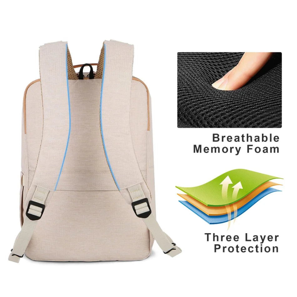 Nova Rucksack Damen/Herren – Laptop Rucksack mit USB-Ladeanschluss für Reisen 7