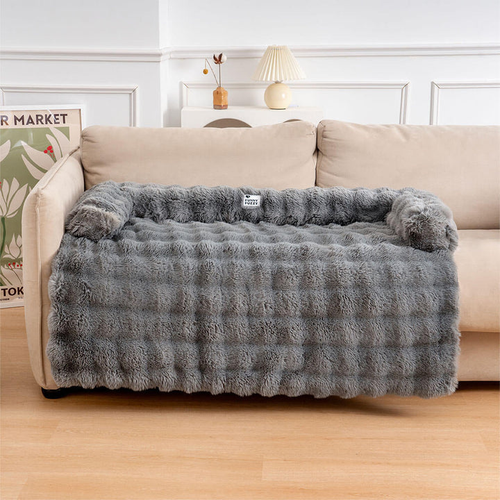 PlushNest – Weiches Hundebett aus Plüsch, Rutschfest, Maschinenwaschbar 5