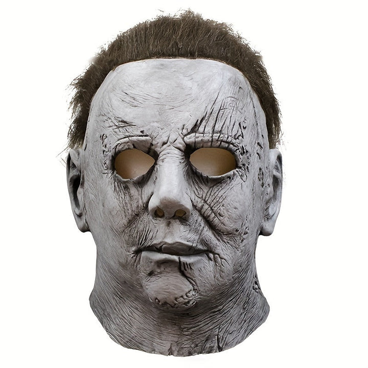 Realistische Halloween Maske – Vollgesichts Zombie Maske mit Synthetischem Haar für Horror-Events 4