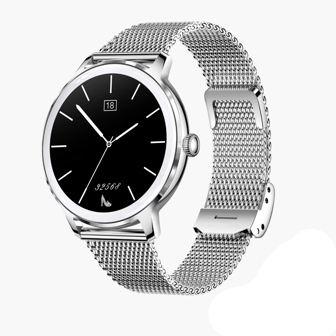 Smartwatch mit Fitness-Tracking, Benachrichtigungen und Wasserbeständigkeit – Elegantes Design für Aktivitätsbewusste 7