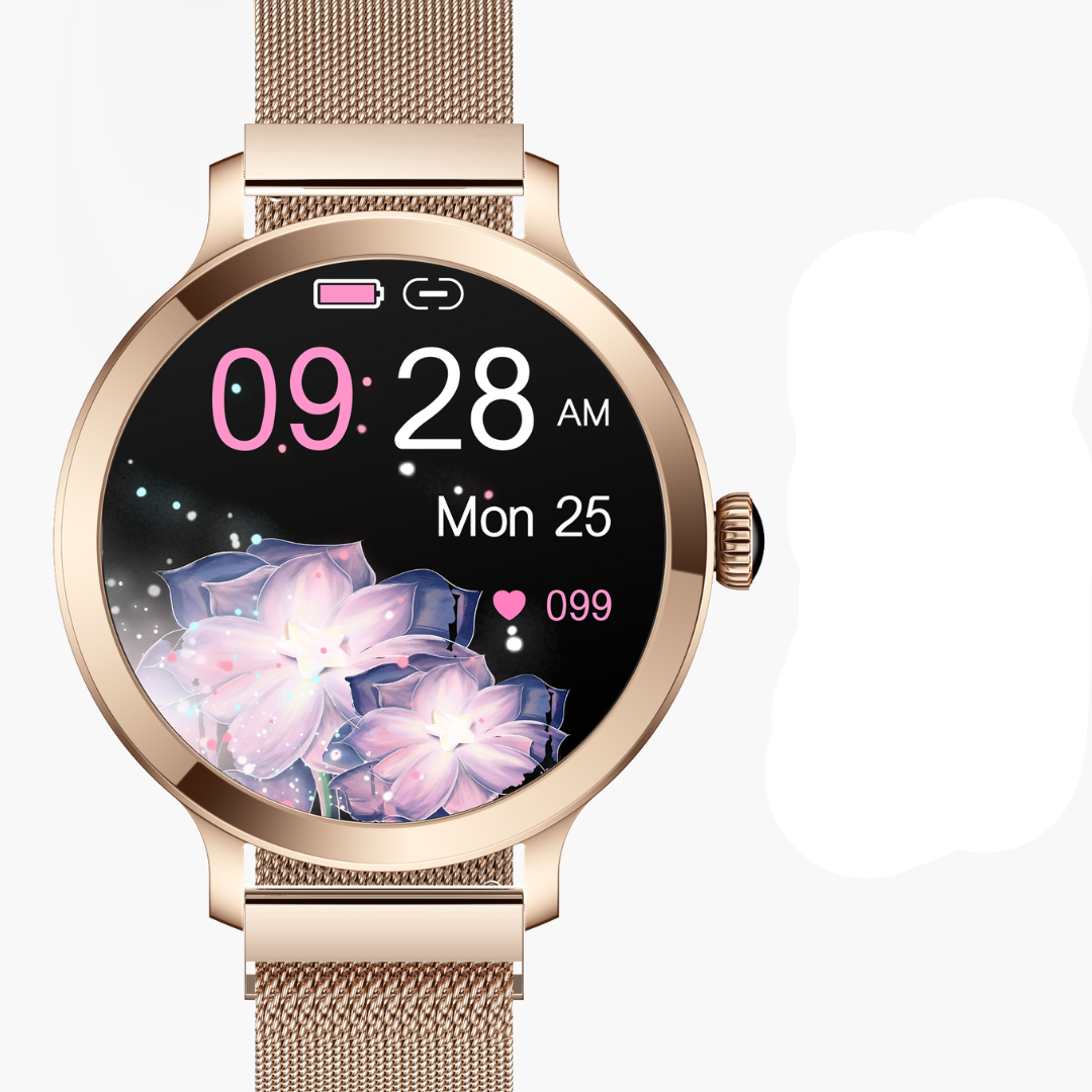 Smartwatch mit Fitness-Tracking, Wasserfest und Benachrichtigungsfunktion – Kompatibel mit Smartphones, Lange Akkulaufzeit 3