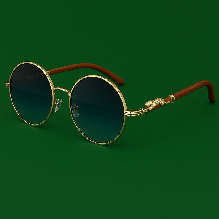 Sonnenbrille Rund und Mehrfarbig - Vintage Stil 2