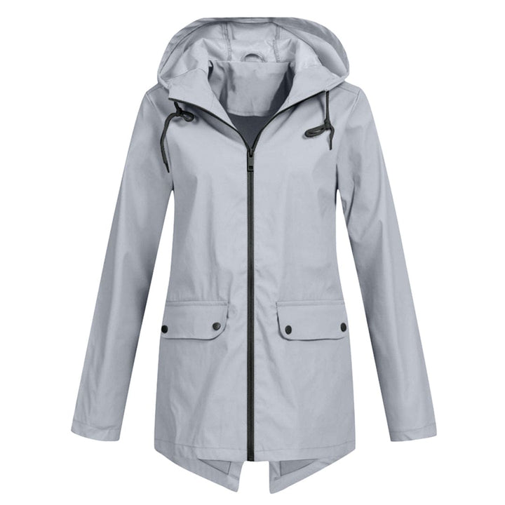 Stilvolle Damen Regenjacke – Wasserdicht, Atmungsaktiv, Verstellbare Kapuze 10
