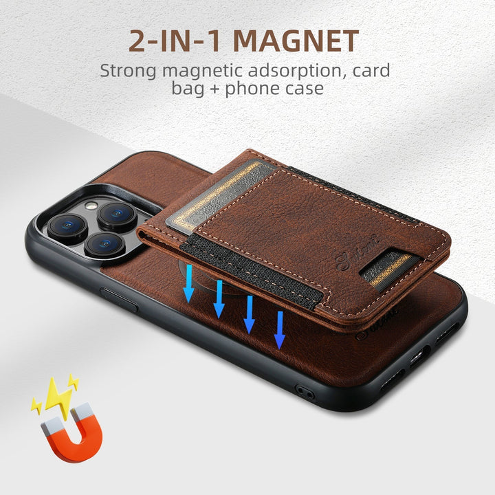 Stilvolle Handyhülle für iPhone 14 Pro Max mit Kaarthouder & Magnetischer Standaard 4