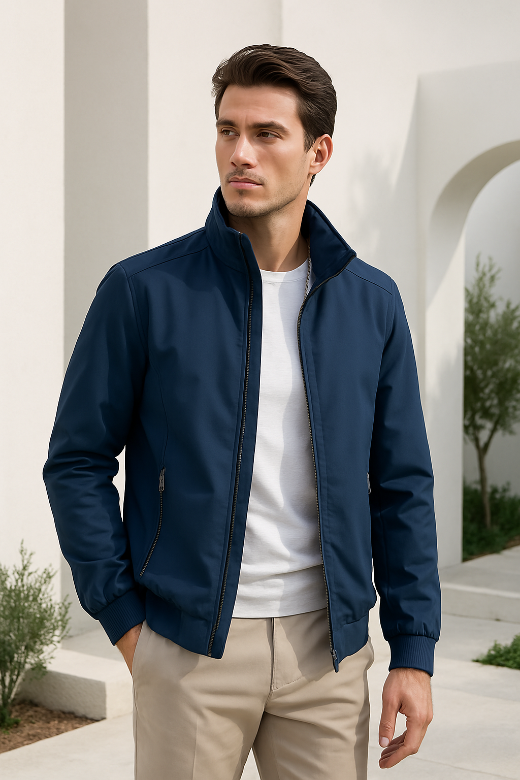 Stylische Herrenjacke – Winddichte Sommerjacke Mit Perfekter Passform und Vielseitigkeit 2
