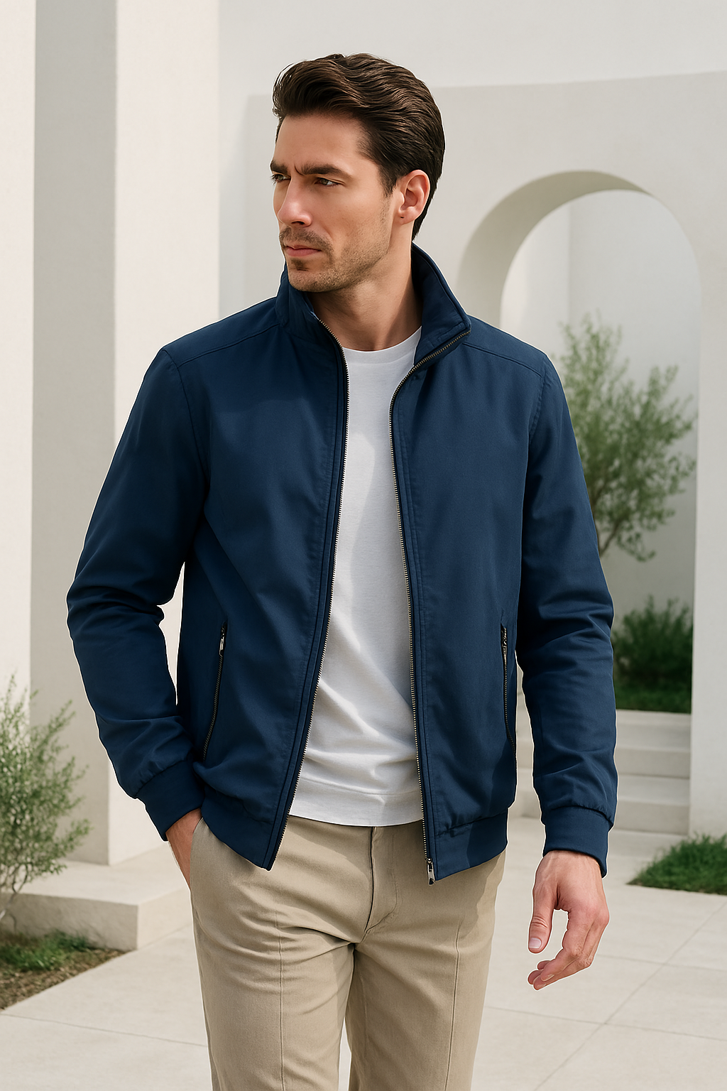 Stylische Herrenjacke – Winddichte Sommerjacke Mit Perfekter Passform und Vielseitigkeit 7
