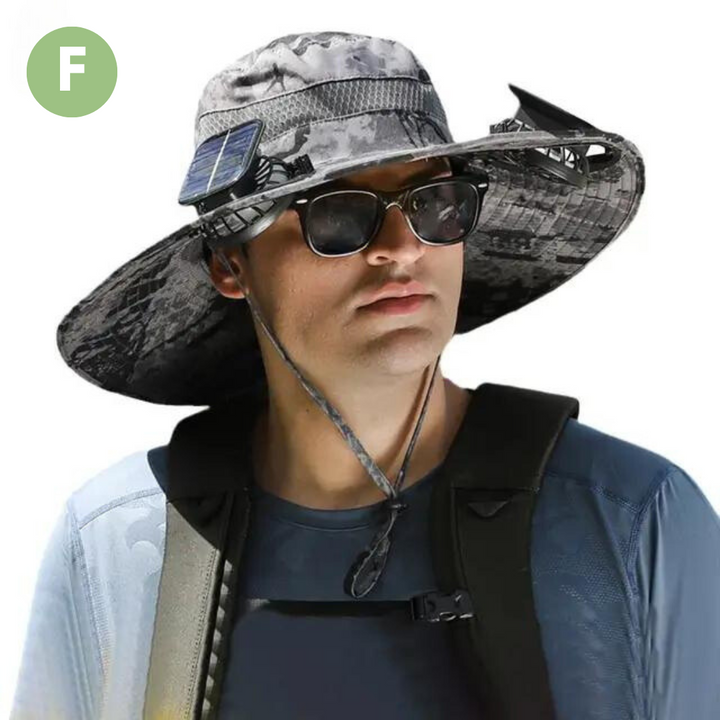 Sunbreeze – Sonnenhut Damen mit Integriertem Solar-Ventilator für Kühlung und Komfort 7