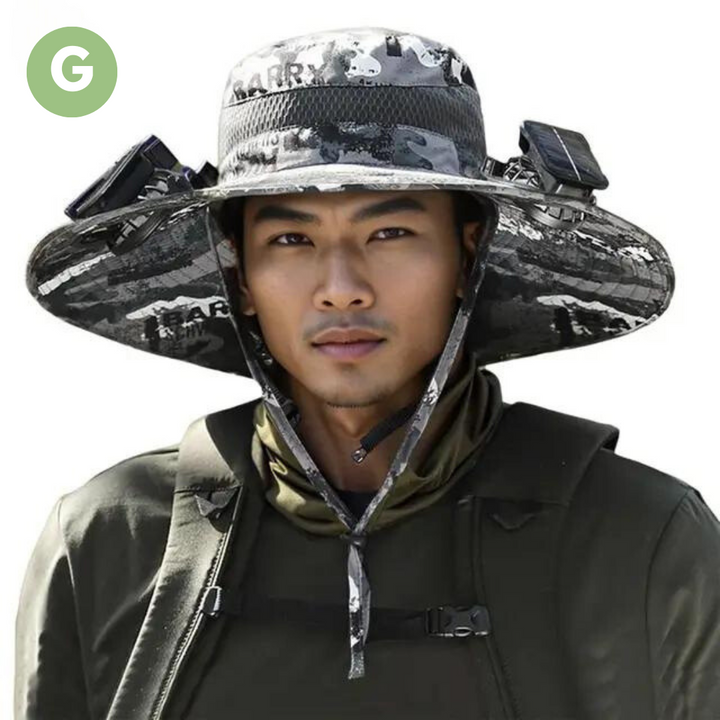Sunbreeze – Sonnenhut Damen mit Integriertem Solar-Ventilator für Kühlung und Komfort 8