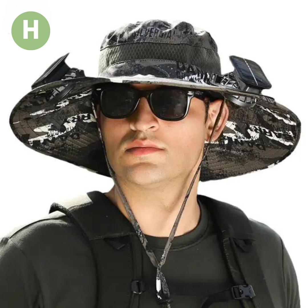 Sunbreeze – Sonnenhut Damen mit Integriertem Solar-Ventilator für Kühlung und Komfort 9