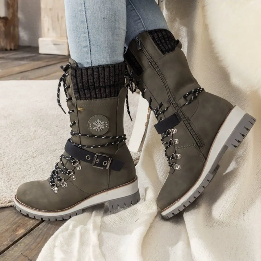 ThermoConfort – Orthopädische Winterstiefel Damen Gefüttert für Optimalen Komfort und Wärme 7
