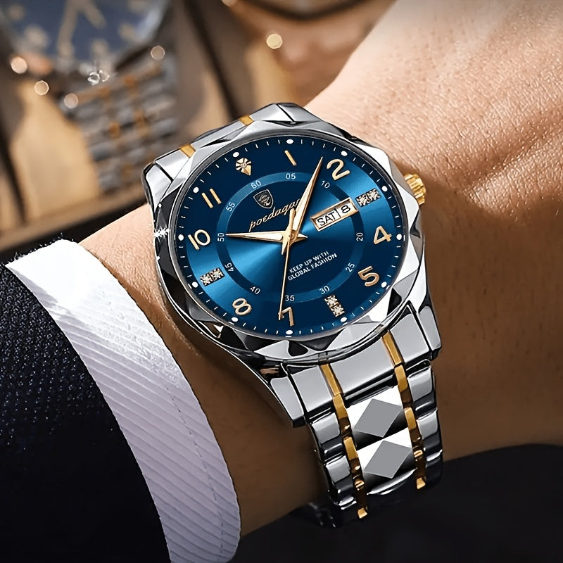 Titan Sportuhr Herren – Multifunktionale Wasserdichte Sportuhr mit Chronograph 3