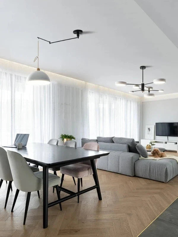 Verstellbare LED Deckenleuchte im Modernen Design – Flexible Deckenlampe für Wohnzimmer und Jeden Raum 2