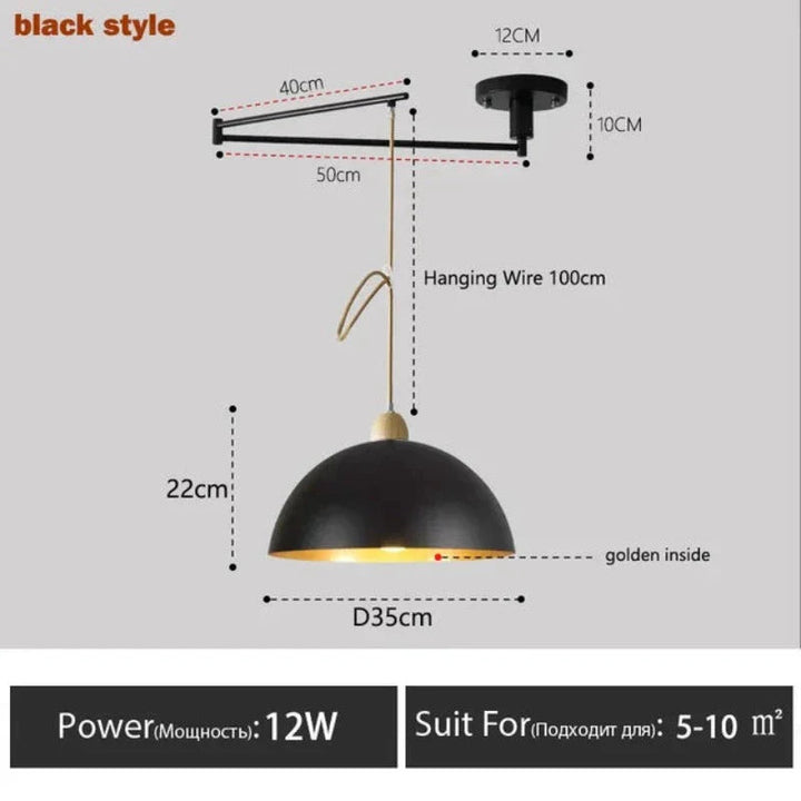 Verstellbare LED Deckenleuchte im Modernen Design – Flexible Deckenlampe für Wohnzimmer und Jeden Raum 6