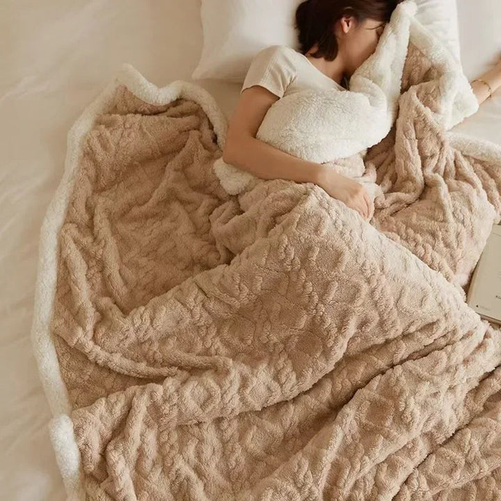 WarmWool – Dicke Schafwolldecke für Ultimativen Komfort und Wärme 3
