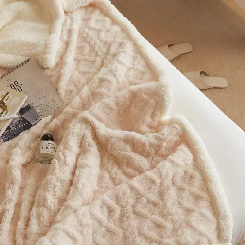 WarmWool – Dicke Schafwolldecke für Ultimativen Komfort und Wärme 5