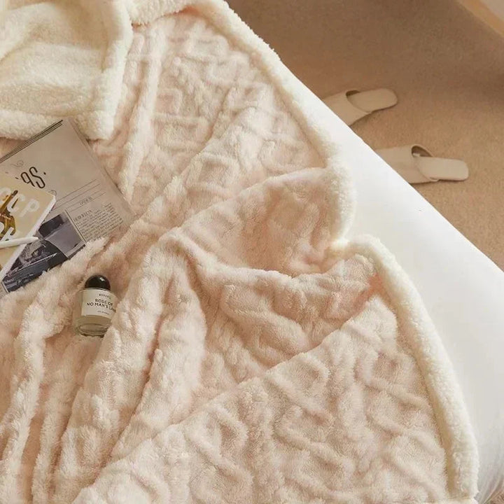 WarmWool – Dicke Schafwolldecke für Ultimativen Komfort und Wärme 5