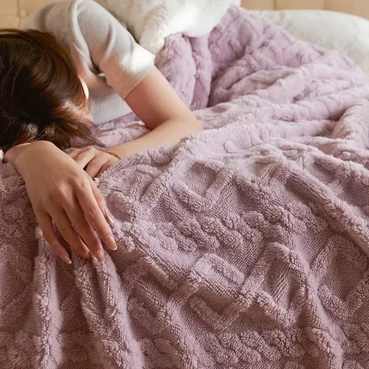 WarmWool – Dicke Schafwolldecke für Ultimativen Komfort und Wärme 8
