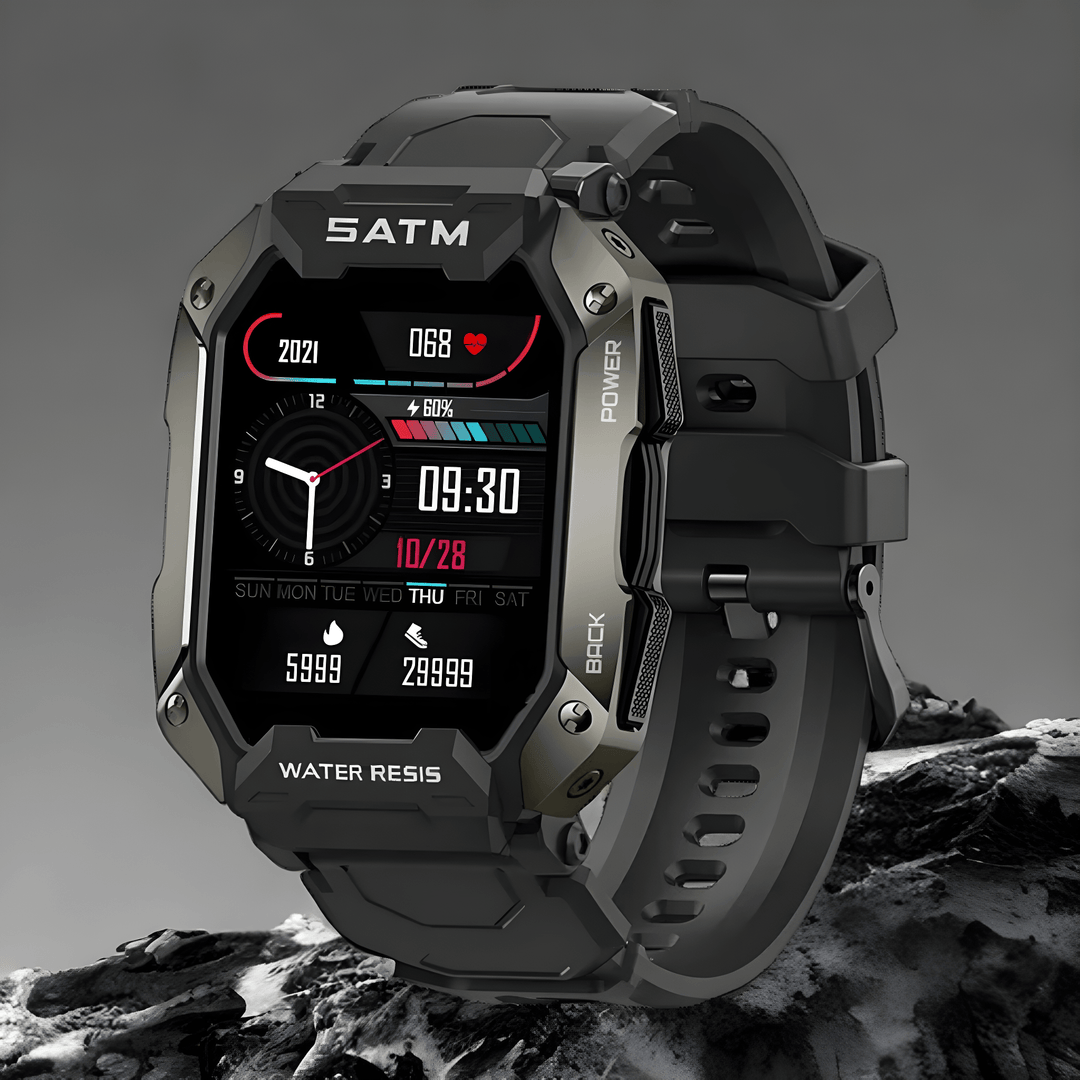 Wasserdichte Smartwatch mit 1,72-Zoll-Display und 50 Tagen Batterielaufzeit – Perfekt für Outdoor-Abenteuer und Gesundheitsüberwachung 1