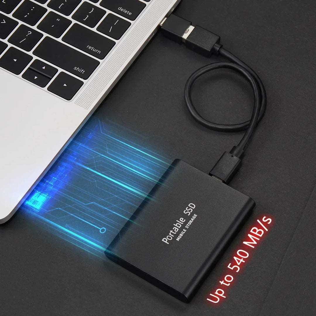 128TB Externe SSD Festplatte – Ultraschnelles USB 3.1 Speichern für Windows, macOS, Android 1
