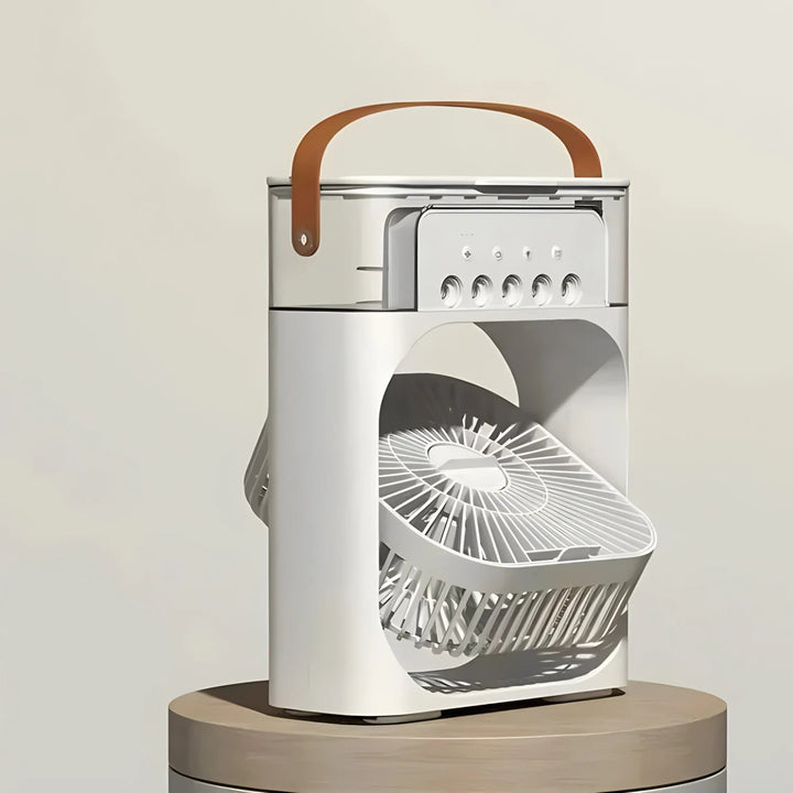 3-in-1 Luftkühler mit Wasser, Ventilator und Klimaanlage – Tragbar, 600 ml Wassertank, 7 Farben LED-Beleuchtung 1