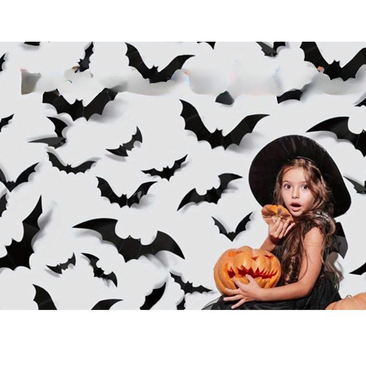 3D Fledermaus-Wandaufkleber – Realistische Halloween-Dekoration für Gruselige Atmosphären 4