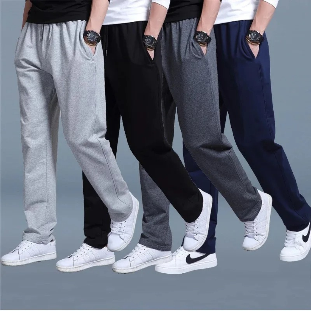 AKSELI – Herren Jogginghose aus 90% Baumwolle, Bequem & Modern, Trainingshose 4