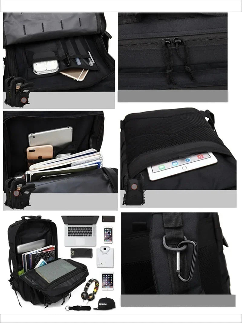 AdventurePack – Wasserdichter Rucksack mit 50 Litern, Laptopfach & Diebstahlschutz 7