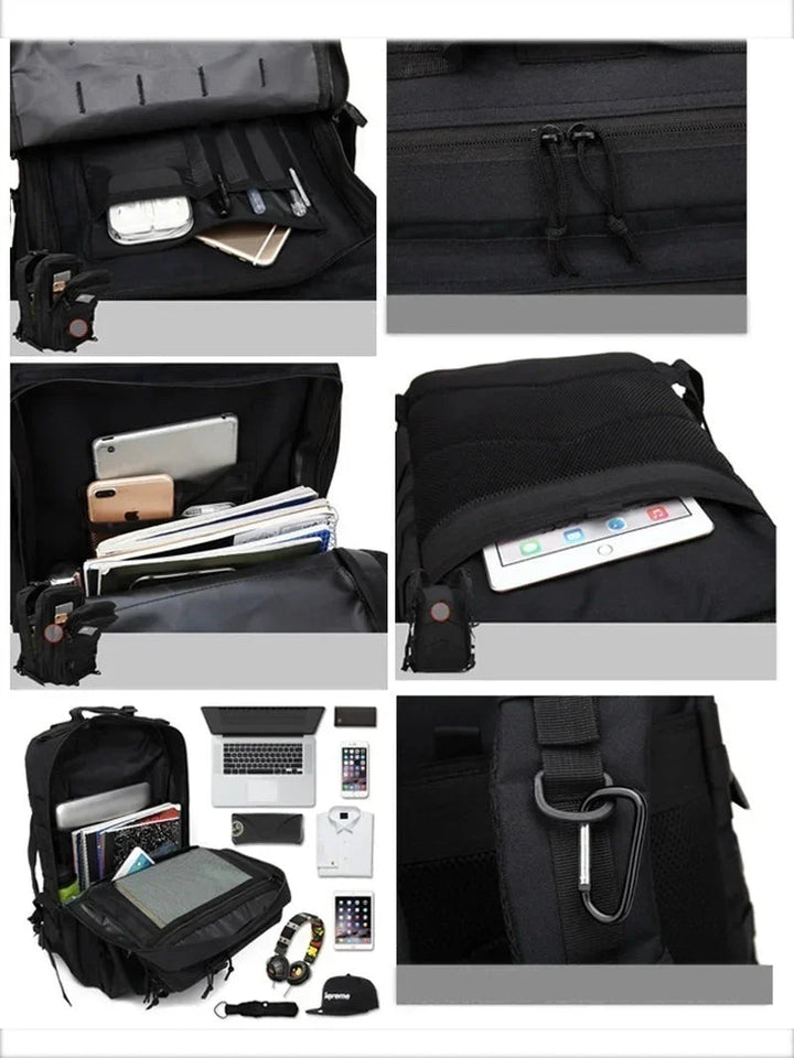 AdventurePack – Wasserdichter Rucksack mit 50 Litern, Laptopfach & Diebstahlschutz 7