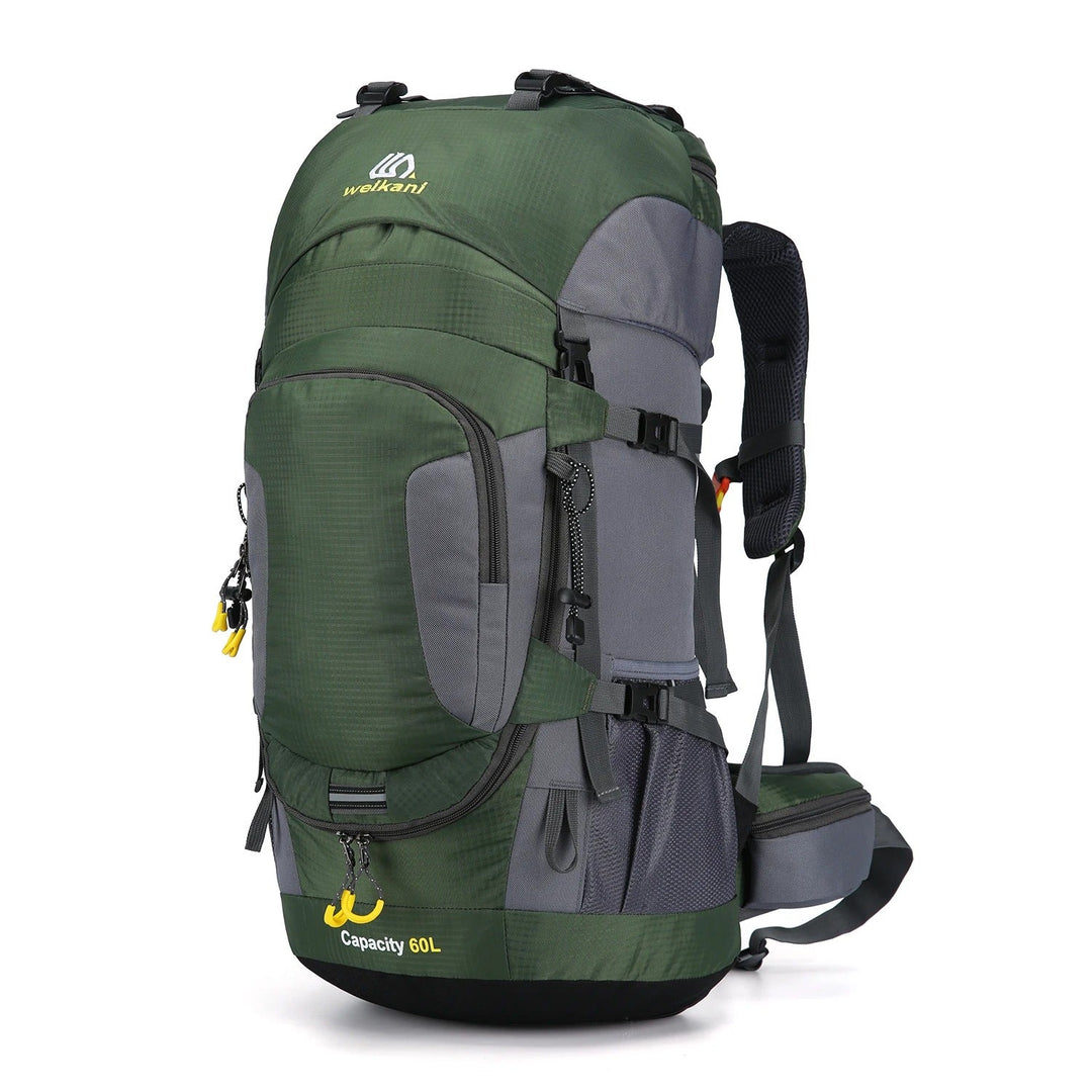 AdventurePro – 60L Wasserdichter Rucksack mit Organisierten Fächern und Komfort-Tragesystem 0
