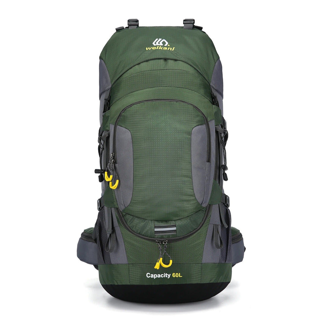 AdventurePro – 60L Wasserdichter Rucksack mit Organisierten Fächern und Komfort-Tragesystem 1