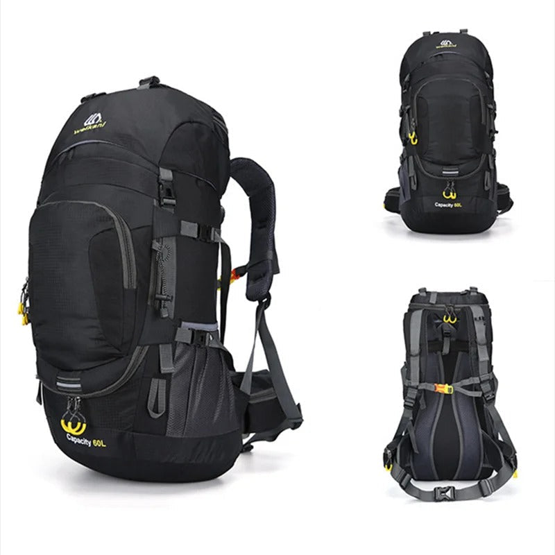 AdventurePro – 60L Wasserdichter Rucksack mit Organisierten Fächern und Komfort-Tragesystem 2