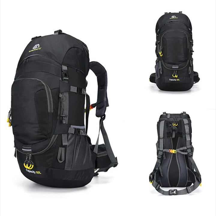AdventurePro – 60L Wasserdichter Rucksack mit Organisierten Fächern und Komfort-Tragesystem 2